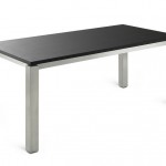 RVS Natuursteen tafel 2