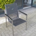 RVS tuinstoel Gold
