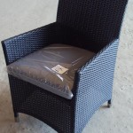 RVS tuinstoel Wicker Vierkant