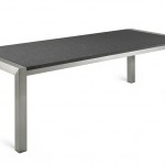 RVS tuintafel Decogarden met Natuursteen 2