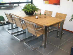 tuintafels met hout