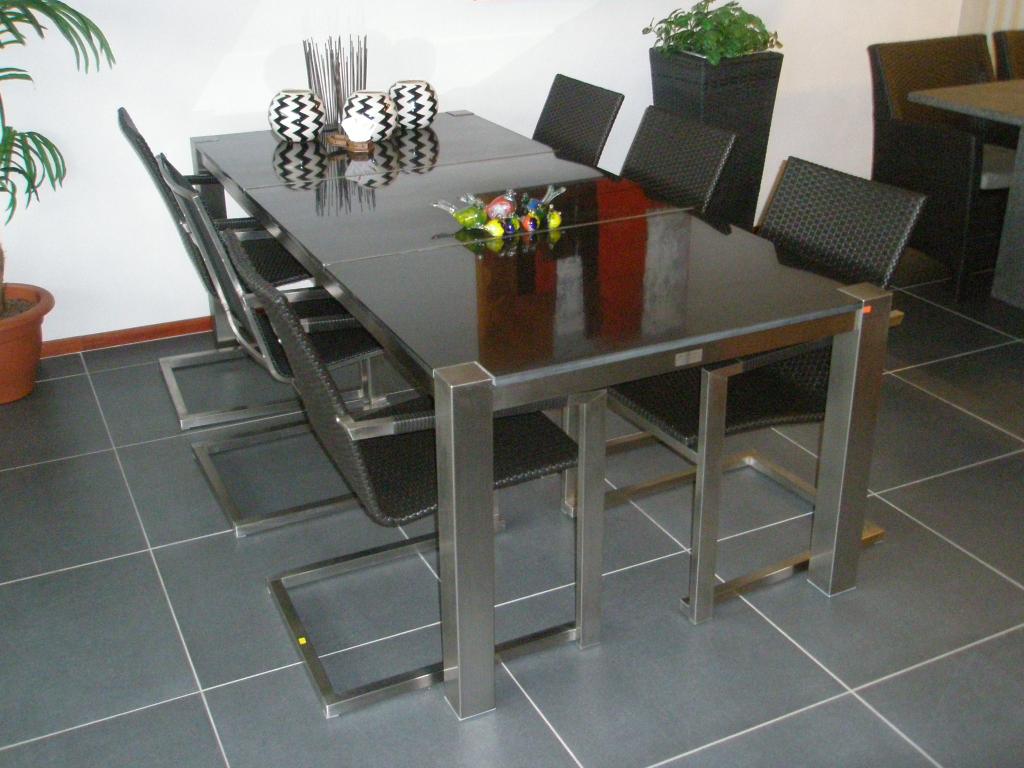 rvs tuintafel graniet 2