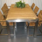 rvs tuintafel decogarden gold