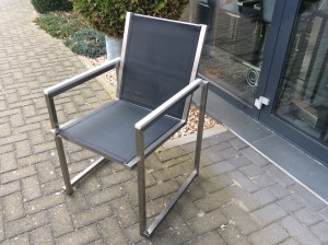 zwart largo textilene